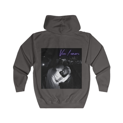 Ivano - Felpa con zip "Viva l'amore"