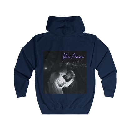 Ivano - Felpa con zip "Viva l'amore"