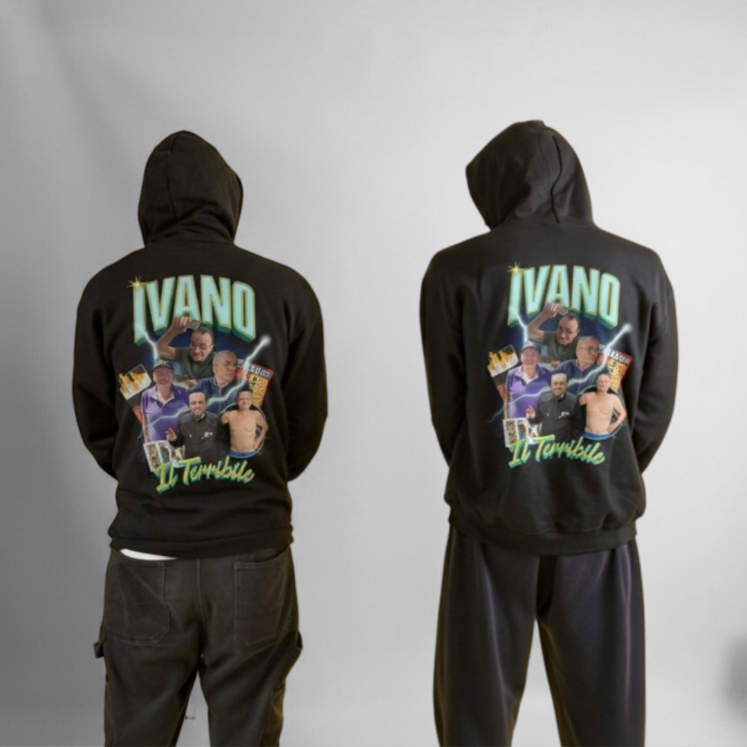 Ivano - Felpa grafica con zip