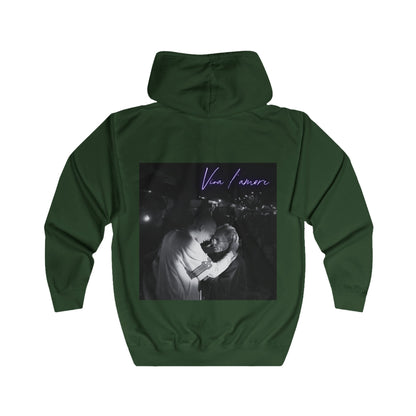 Ivano - Felpa con zip "Viva l'amore"