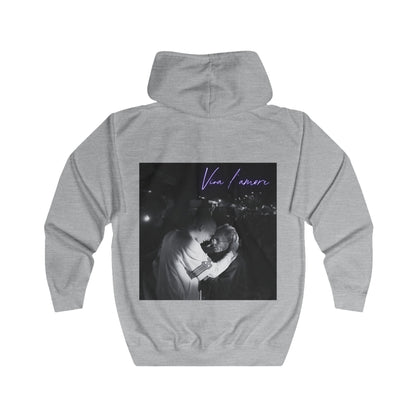 Ivano - Felpa con zip "Viva l'amore"