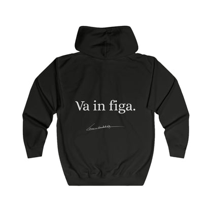 Ivano - Felpa con zip "Va in figa"
