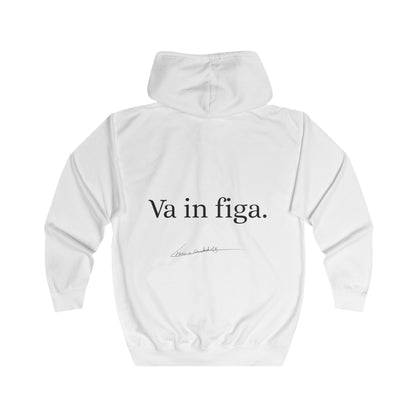 Ivano - Felpa con zip "Va in figa"