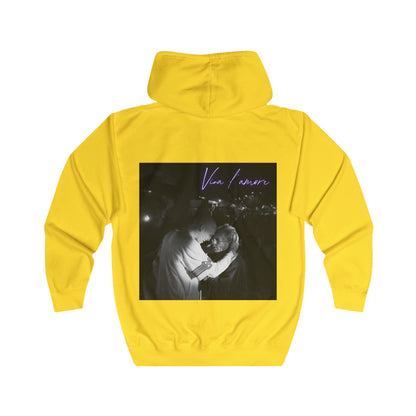 Ivano - Felpa con zip "Viva l'amore"